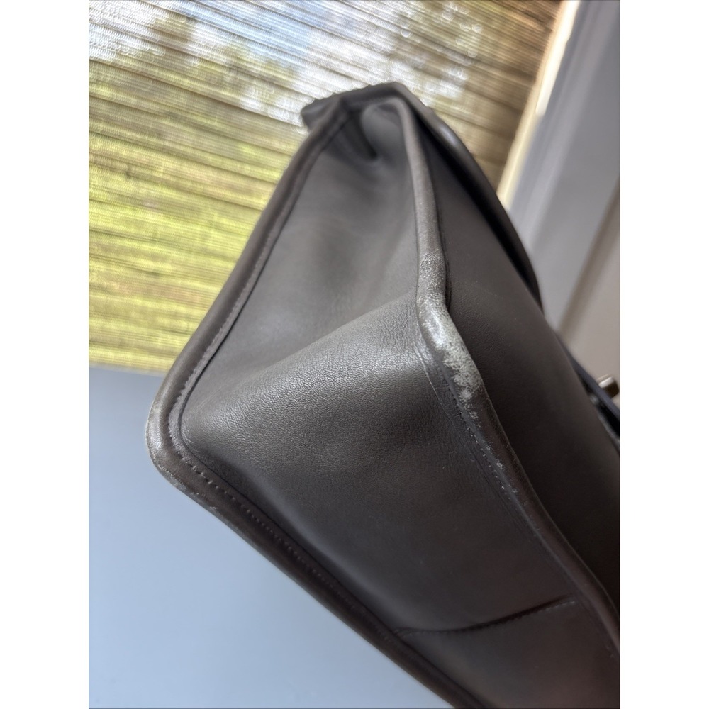 Vintage Coach Willis 9927 gray leather Crossbody Costa Rica soft hang Tag (S7) - Picture 10 of 16